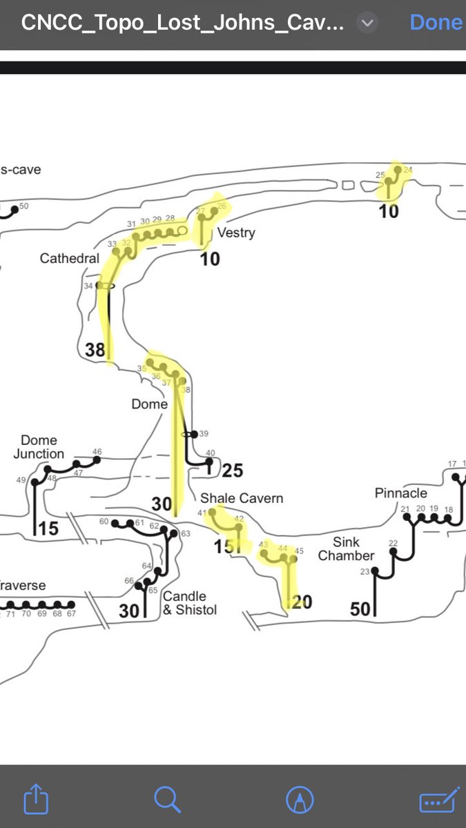Cracking trip down Lost Johns yesterday. Just Andy and me, so we nicely filled 2 tackle bags for Cathedral route to Sink Chamber. Andy put his recent ⁦<a href="/cncc_uk/">Council for the Northern Caving Community</a>⁩ training into practice and rigged it all.