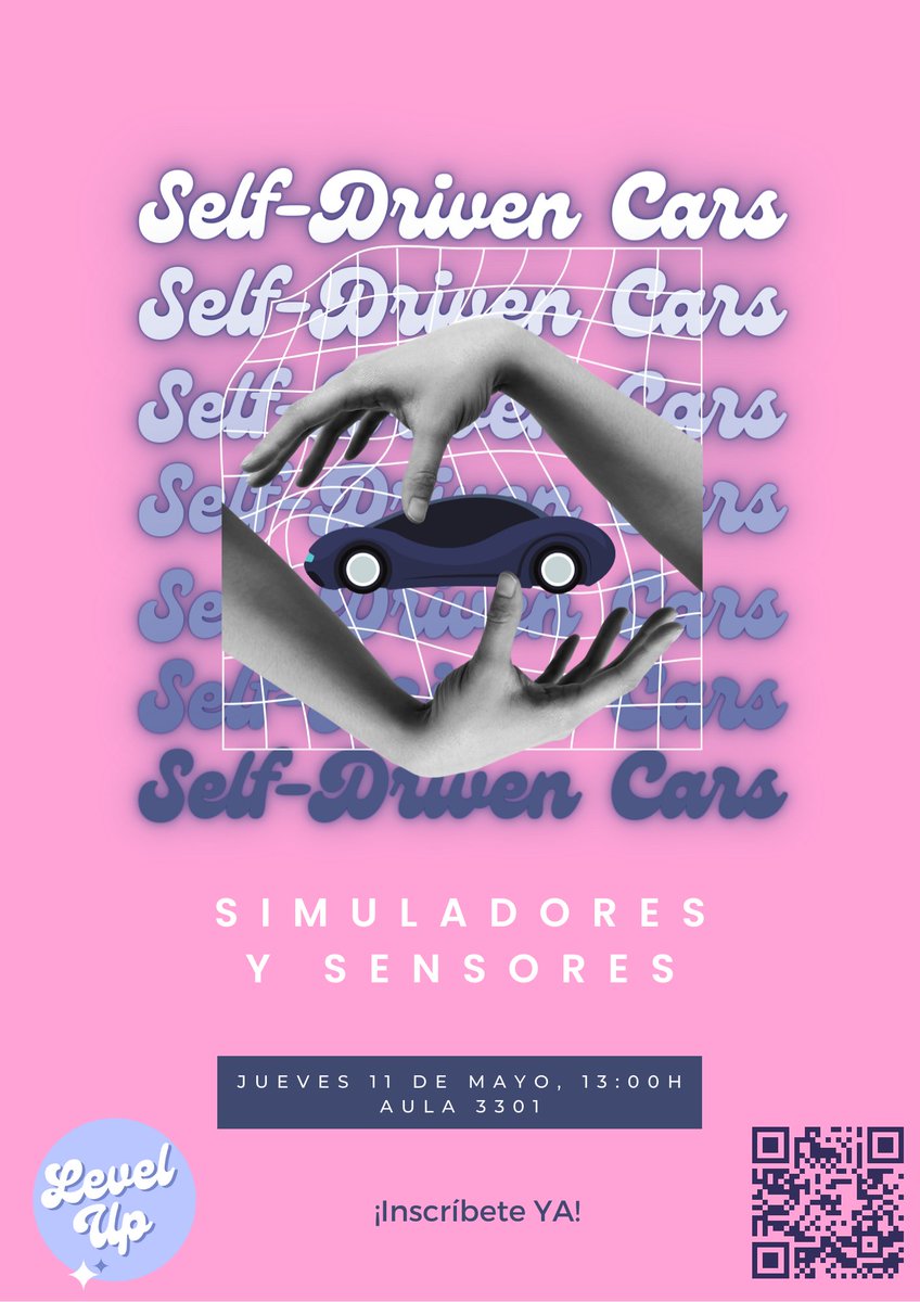Este 📆 Jueves 11 os traemos la parte 3️⃣ del Taller de Coches Autónomos🚗.
El tema: Simuladores y Sensores 
Apúntate ya❕️
forms.gle/X3e378MWqJo9AR…