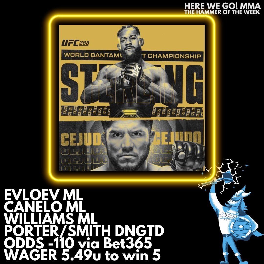 2021: +128.2u
2022: +93.3u
2023: +49.2u 

MAX BET EVERY WEEK!

#mmatwitter #bettingonfights #gamblingtwitter #mmabets #ufc #mma #bellator #ufcfightnight #sportsbetting #fightpicks #ufcpicks #ufcbets #UFC280 #UFC281 #UFC290 #UFC283 #UFC284 #UFC288