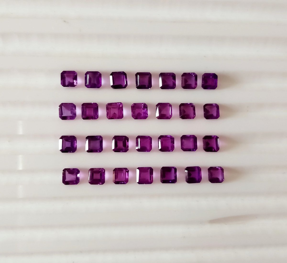 Excited to share the latest addition to my #etsyshop: natural African amethyst Asscher cut 4mm aaa quality lot of 5 pieces. #amethystloose #fancycutgemstone #gemforjewelry #asschercutgem #emeraldcut #amethysyoctagon #Canelo #اوراوا_الهلال #Bitcoin2023  etsy.me/3B2E27G