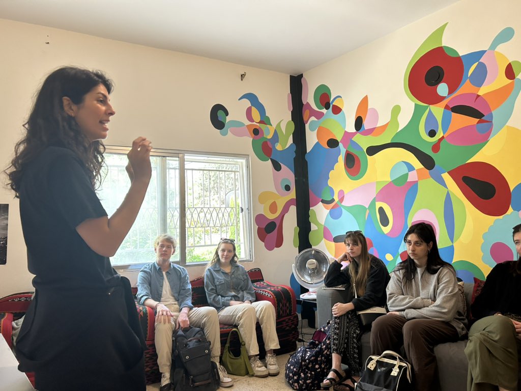 DrElishevaCohen's tweet photo. Day 1: Orientation at @RChildhood office. Reena, our local host, is telling us about the culture of Jordan

#HLSinJordan
@hamiltonlugar https://t.co/8eRbMAVe6r