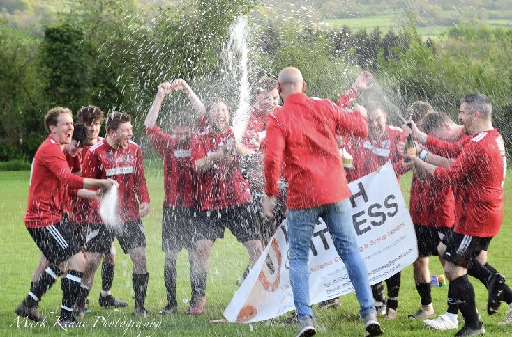 Finally got to celebrate our reserve team <a href="/LeagueGwent/">GwentCentralLeague</a> Div 2 win! Big thanks to <a href="/forgesideafc/">Forgeside AFC</a>.🏆