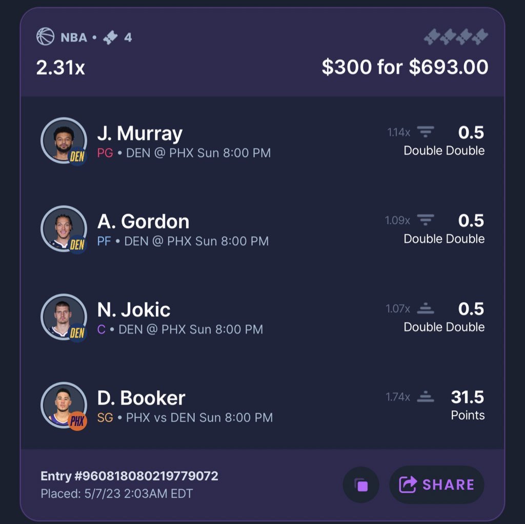 EazyPropz's tweet photo. Sleeper for tomorrow #Gamblingtwitter

Use this link to sign up:

https://t.co/ar9sPgZqLO https://t.co/KFm6e3tH5w
