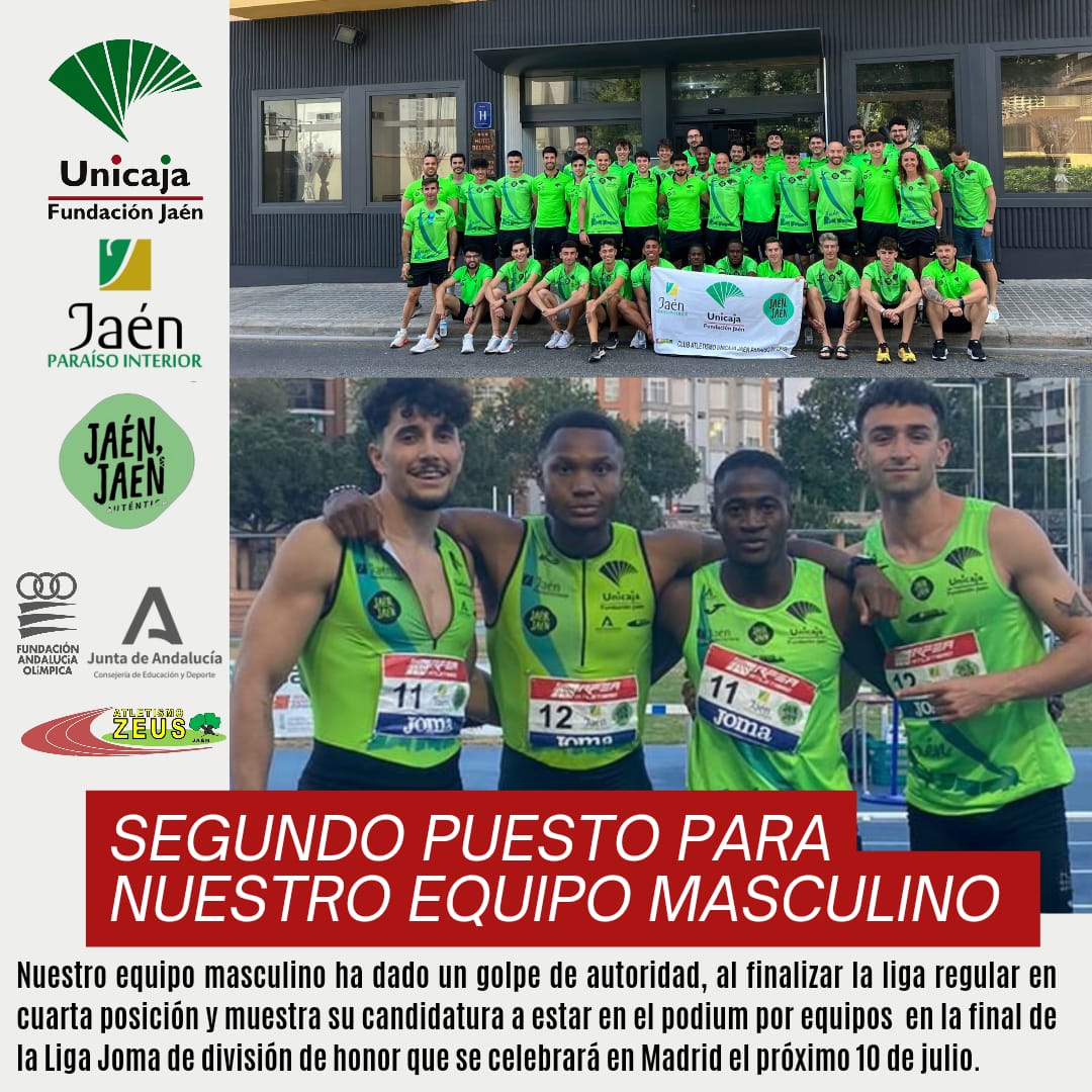 UnicajaAtletism's tweet photo. Impresionante competición de nuestros equipos en la jornada de ayer.
Ambos consiguieron el pase a la final del Campeonato de España 🇪🇸 de Clubes con un segundo puesto en sus  encuentros.
Equipo masculino con opciones de podio y el equipo femenino 2° año consecutivo a la final https://t.co/SSDvrCXptl
