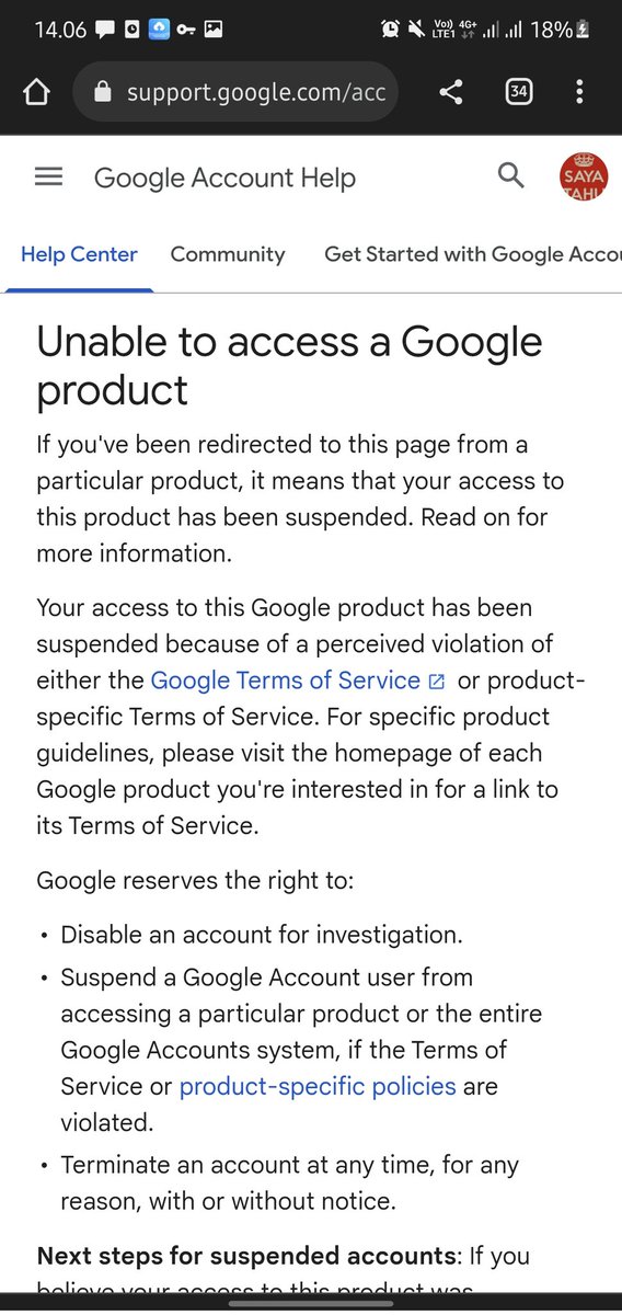toqota's tweet photo. @TeamYouTube I still have acces to my googlr account. The problems is My youtube channel is suspended. But my videos and channel is still on youtube. https://t.co/ieqvSZoKm6