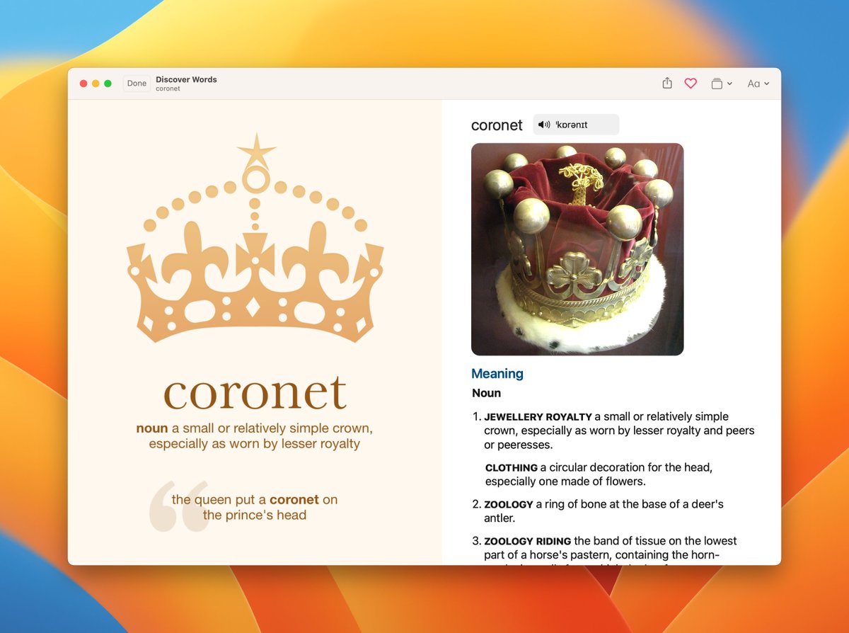 Know your crowns

#Coronation #WordOfTheDay