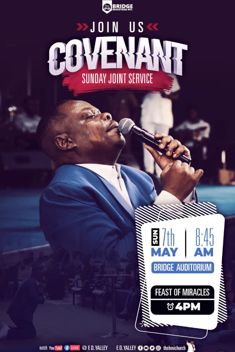 TheBMIChurch's tweet photo. Covenant Sunday Service soon to be live. Join us and blessed. 

#PossessingNewTerritories 
#90DaysChallenge 
#FeastofMiracles https://t.co/DkaOd8zeDo