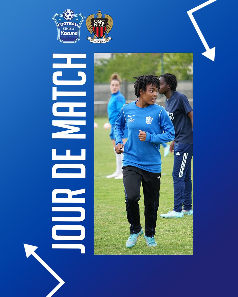 Les bleues affrontent l'OGC Nice cet après-midi au Stade Bellevue !! Coup d'envoi, 15h 👊