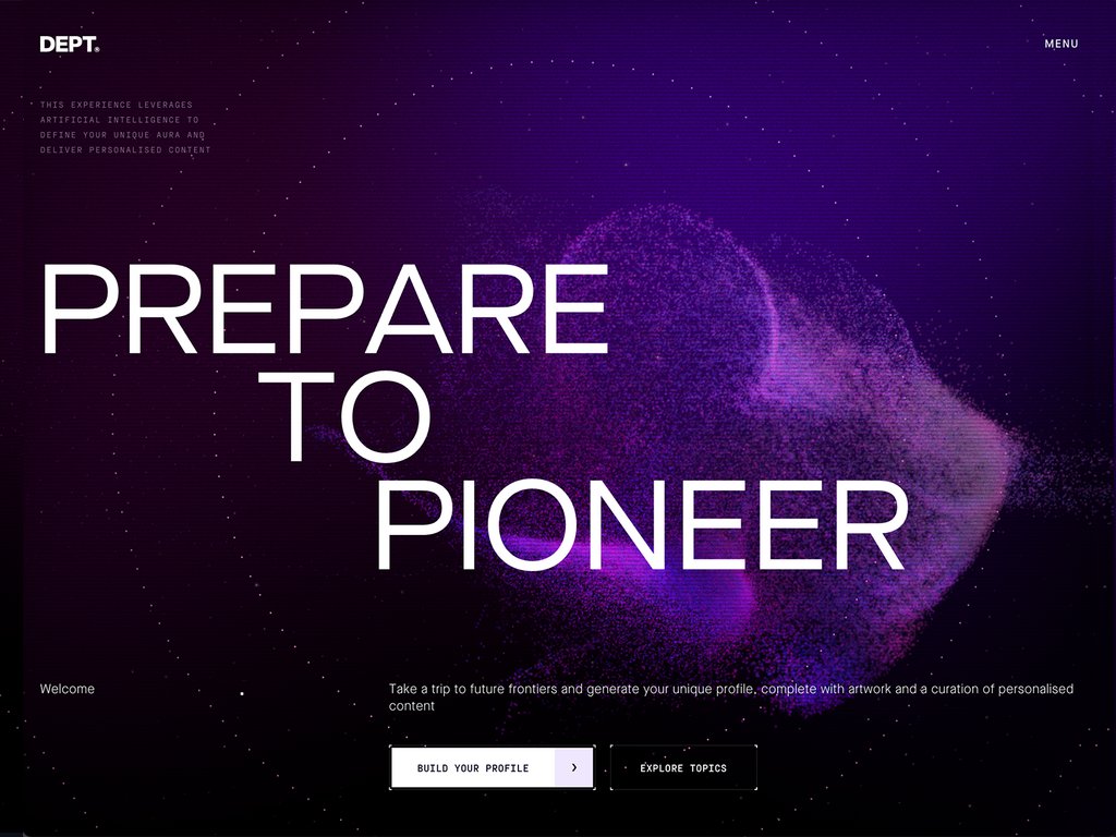 nusigmalabs's tweet photo. Website of the Day: Prepare to Pioneer #webdesign #design #wotd https://t.co/uWzZVUohQS https://t.co/opc4d6Eif7