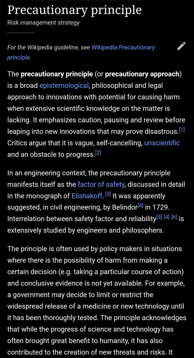CosmoMeadow's tweet image. Precautionary Principle

#cautionary #risk #science #innovation #research #progress #humility #prudence