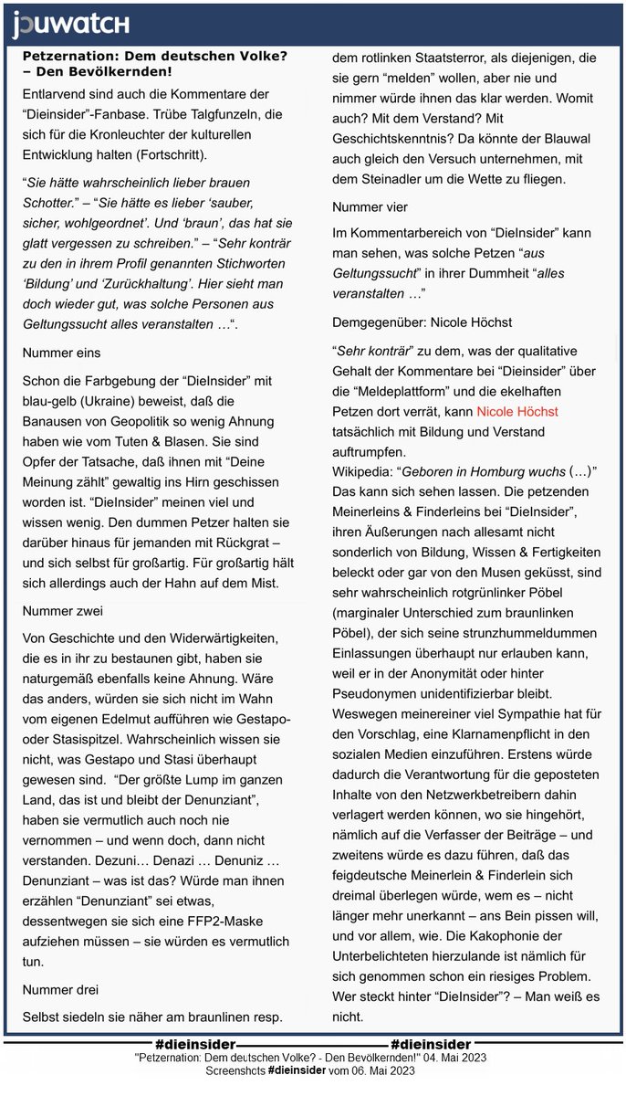 Die_Insider's tweet photo. Wenn ein kritischer Bericht auf #jouwatch uns letztendlich nur bestätigt.
@Nicole_Hoechst von der #AfD lässt sich über Kunstwerk „Der Bevölkerung“ im Reichtagsgebäude aus.
#AfDVerbot #noAfD #NazisRaus #SoTicktDieAlternative #MutZurWahrheit
#GemeinsamGegenHass #DieInsider https://t.co/ie24ljcwVI