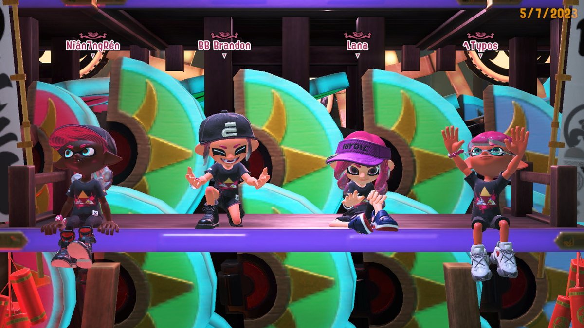 Prime41316339's tweet photo. Return of the greatest gamers + some different other guy #Splatoon3 #NintendoSwitch https://t.co/sjdQmNov44