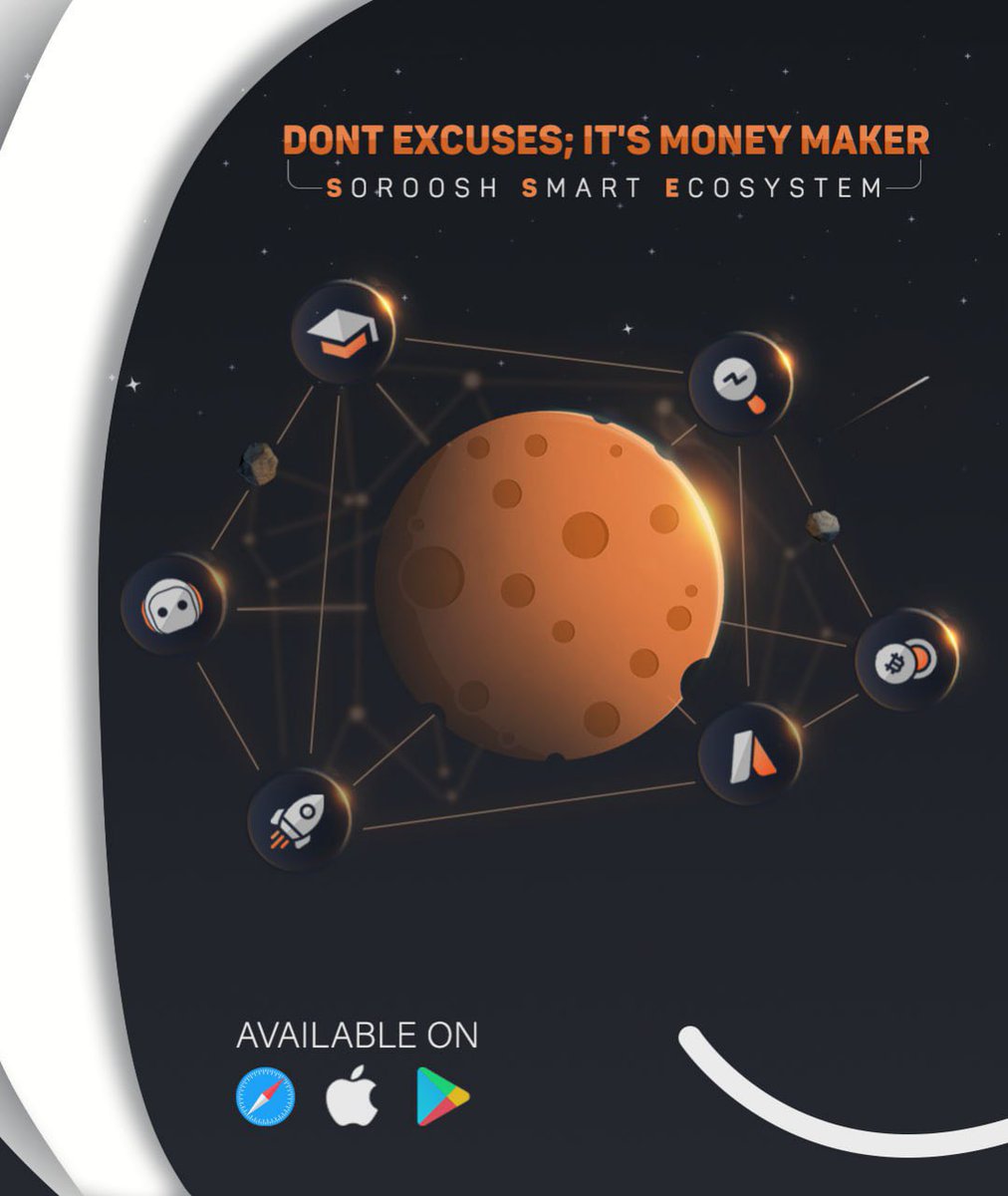 SorooshApp's tweet photo. Soroosh App will be available on app stores soon 🚀
Enjoy trading, learning and smart earning 
https://t.co/L58duD6aaf

#SSE #WEB3 #AI #istanbulmitingi #24thVGMA https://t.co/4s6PYzIn1s