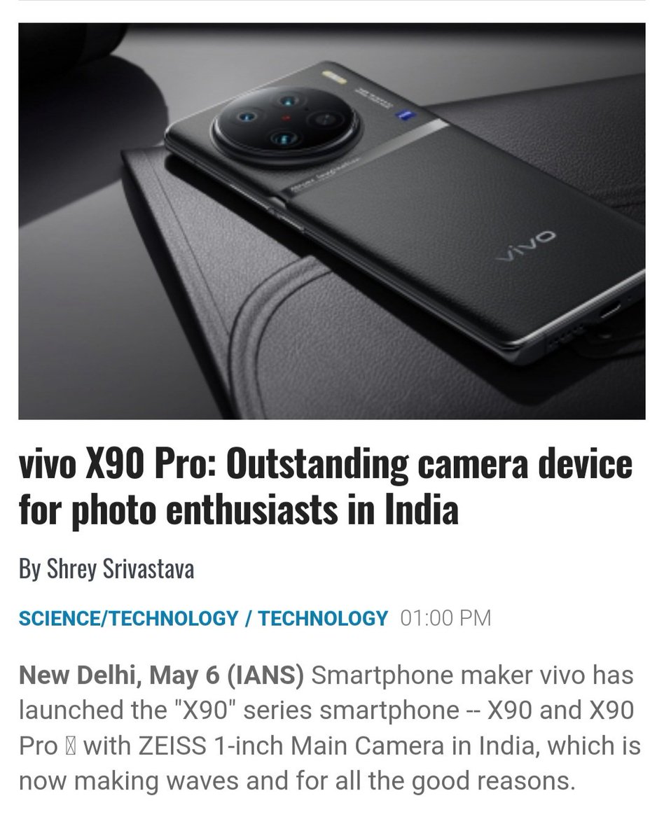 Looking for an excellent #cameraphone? Here's my review for vivo X90 Pro to help you make the right choice. #vivo #vivox90series Read my full review on #vivoX90Pro : lnkd.in/dfaPBXGa