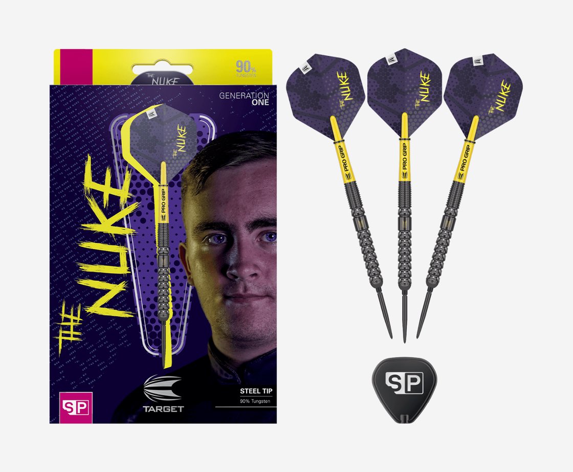 Comp Time!!
Who wants a chance to Win a set of the Teen Sensation Luke Littler Darts🚀
#TheNuke 
Simple
✅❤️
✅RT