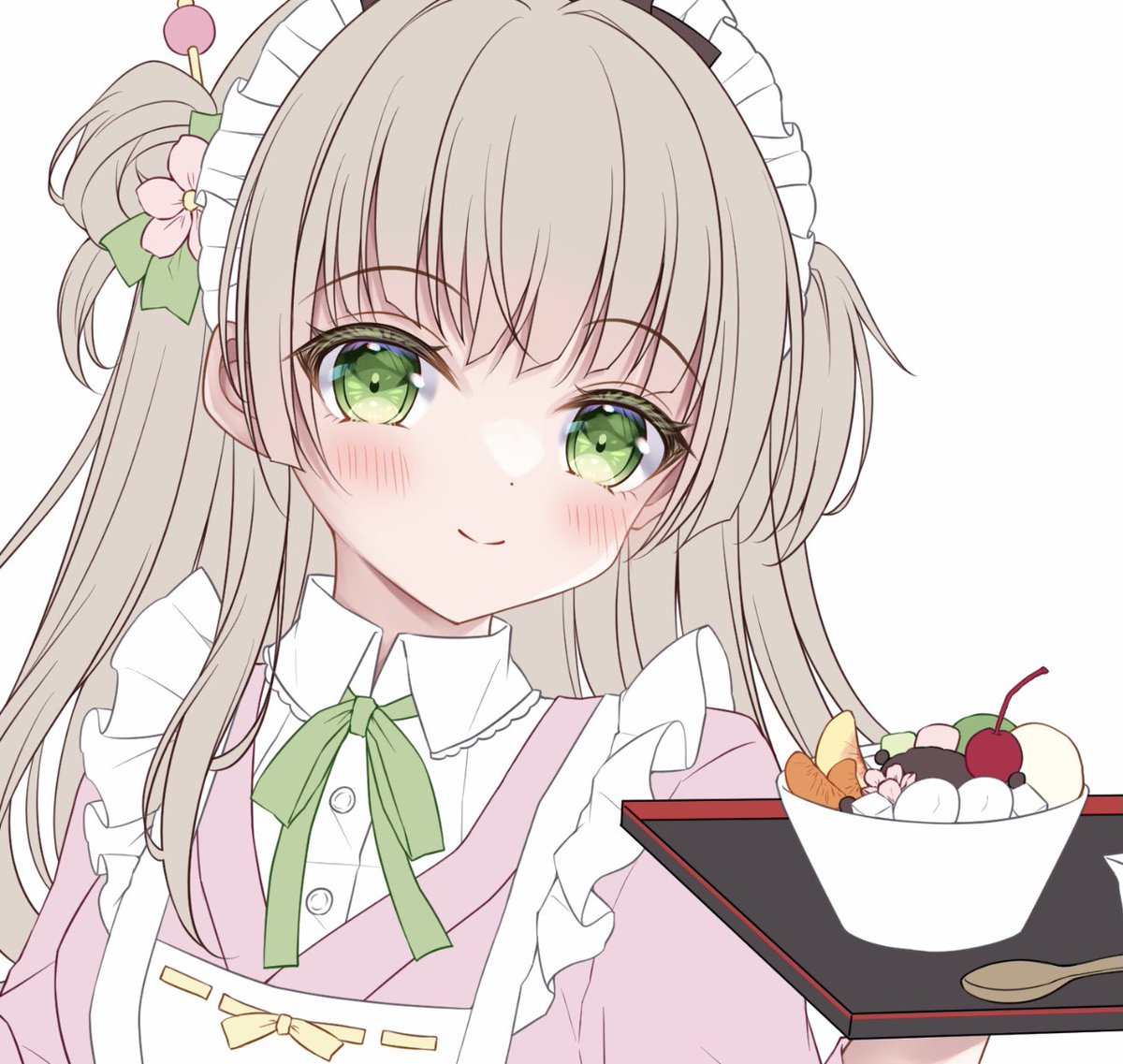 「塗ってる途中～」|小日向ほしみのイラスト
