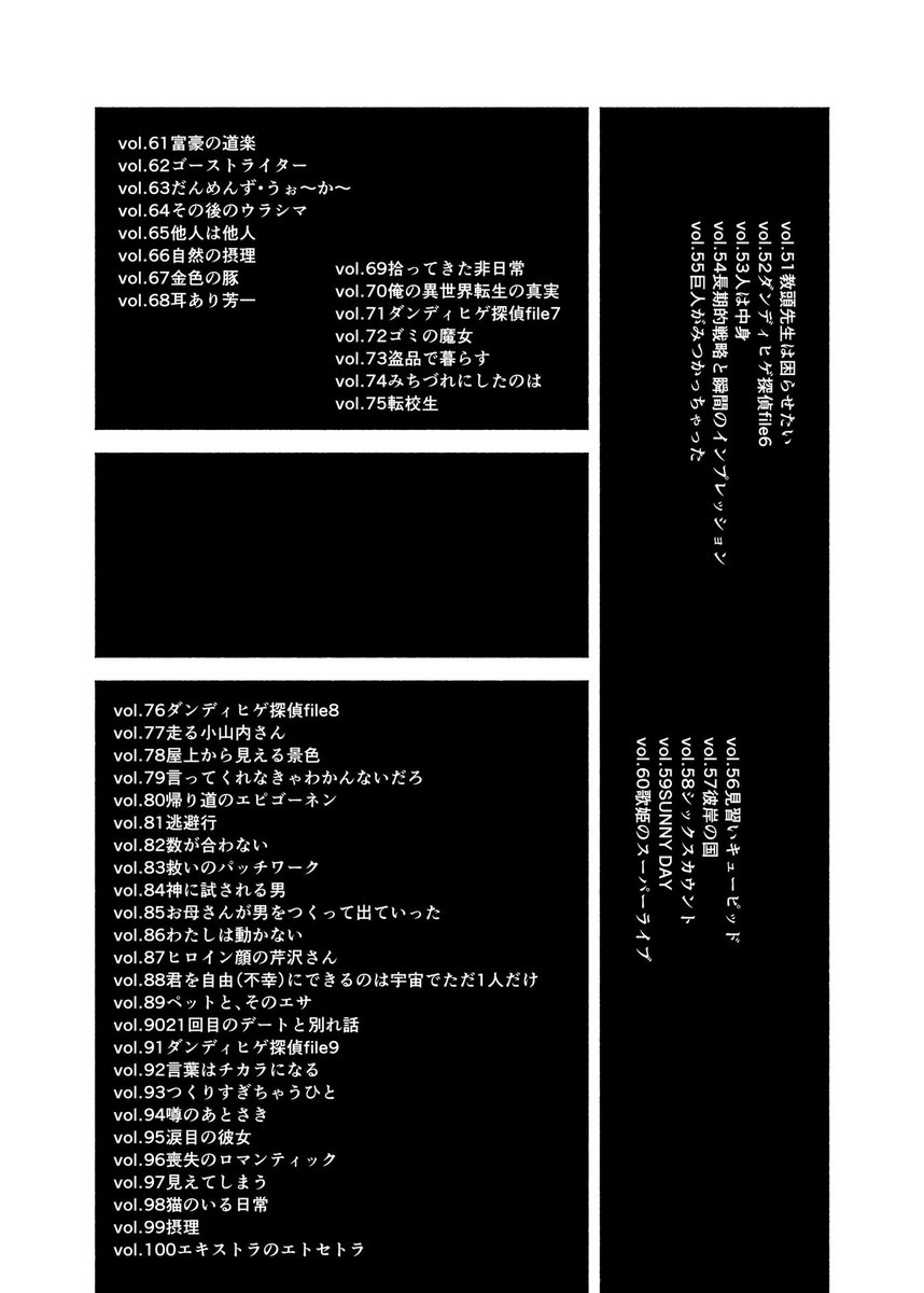 ショートショート漫画、目標の200話に辿り着きました。読んでくれたすべてのかた、そして、感想をいただいたかた、ありがとうございました。
短編漫画は続けますが、ショートショート漫画というナンバリングはひとまず一区切り。亜世界短編集最終3巻をまとめねば。 