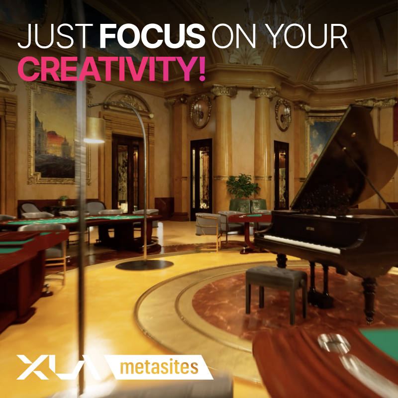 xsolla_metasite's tweet photo. Join the XLA Metasites creator community and own an exclusively developed Metasite for your audience interaction. 

Unleash your creativity with XLA Metasites! Be among the first to create a unique space in a hyper-realistic universe with Unreal Engine 5.2