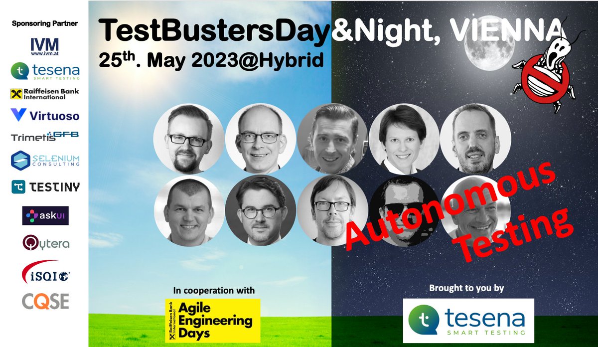the_agile_carpenter (@rudolfgroetz) on Twitter photo Who ya gonna call? TestBustersNight brought to you by @tesenaCZ - supported by <a href="/ask_ui/">AskUI</a> <a href="/IVM_at/">IVM Technical Consultants</a> @RBI_Presse <a href="/cqse/">CQSE GmbH</a> <a href="/Virtuoso_QA/">Virtuoso QA</a> <a href="/trimetis_s/">Trimetis Services</a> <a href="/SeleniumConsul/">Selenium-Consulting GmbH</a> <a href="/iSQICert/">iSQI</a> <a href="/qytera/">Qytera Software Testing Solutions GmbH</a> Testiny.io RegisterFREE: bit.ly/3B2uLfz Who ya gonna call? TestBustersNight brought to you by @tesenaCZ - supported by <a href="/ask_ui/">AskUI</a> <a href="/IVM_at/">IVM Technical Consultants</a> @RBI_Presse <a href="/cqse/">CQSE GmbH</a> <a href="/Virtuoso_QA/">Virtuoso QA</a> <a href="/trimetis_s/">Trimetis Services</a> <a href="/SeleniumConsul/">Selenium-Consulting GmbH</a> <a href="/iSQICert/">iSQI</a> <a href="/qytera/">Qytera Software Testing Solutions GmbH</a> Testiny.io RegisterFREE: bit.ly/3B2uLfz