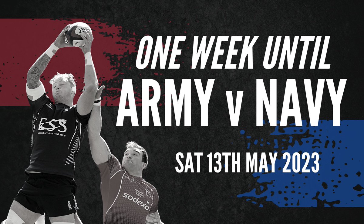 FearNaughtUK's tweet photo. 📣 ATTENTION! One week until Army v Navy 2023 📣 
 
With FEAR NAUGHT, discover... 
🏉 exclusive BTS insights into elite Inter Service rugby 
🏉 top tips to getting yourself on the road to Twickenham 
and much more!

Click here to get your AvN fix: https://t.co/2eQxCcLliW https://t.co/VAUuMqWPhC
