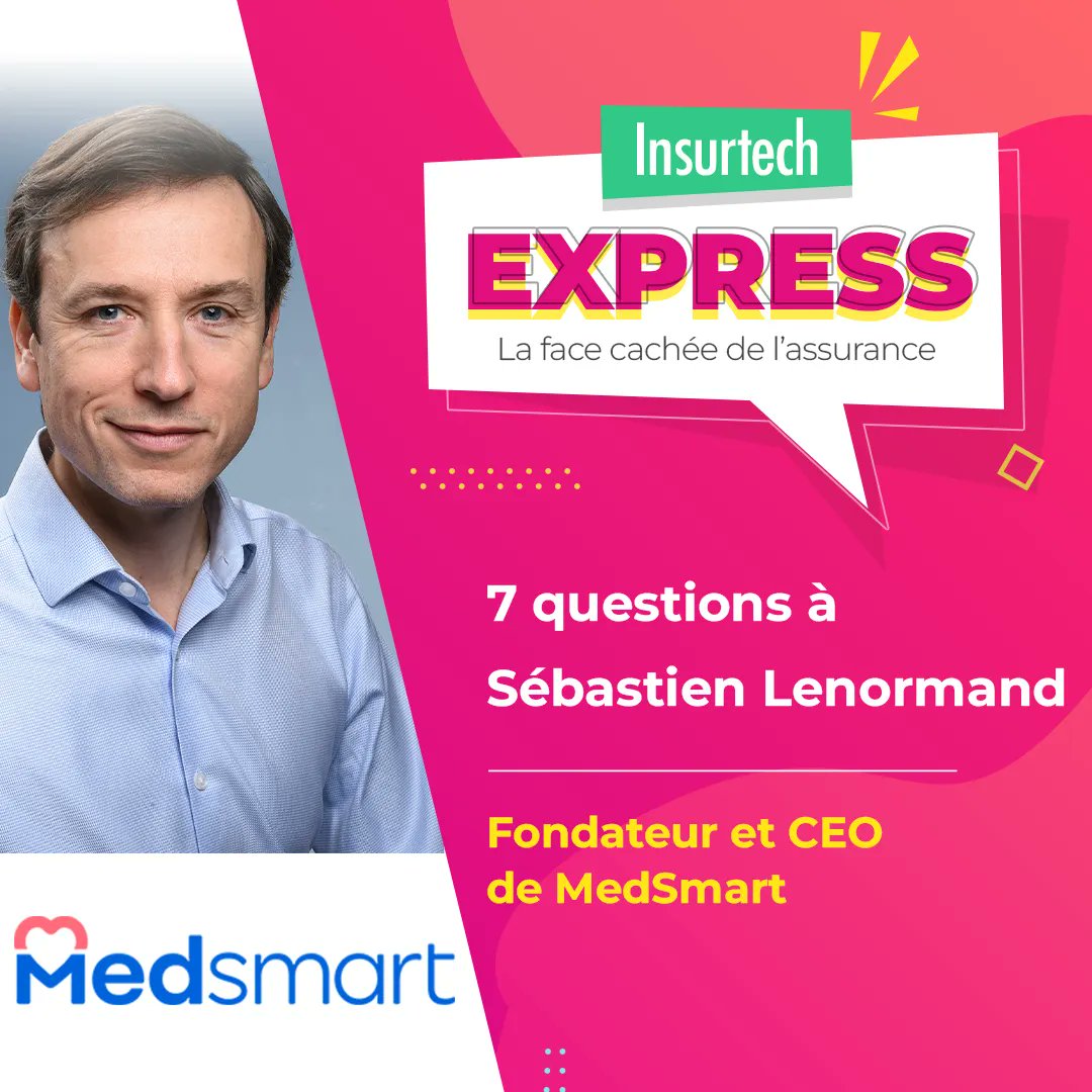 eficiens's tweet photo. 🤩 #InsurtechExpress épisode 9 !

🎙️ Découvrez notre itw exclusive de Sébastien Lenormand de @MedSmart_fr 

Il nous raconte comment son #insurtech veut révolutionner le parcours de soins en #santé 

👉 https://t.co/HXoJMhBGFk https://t.co/O0HmbwUlg0
