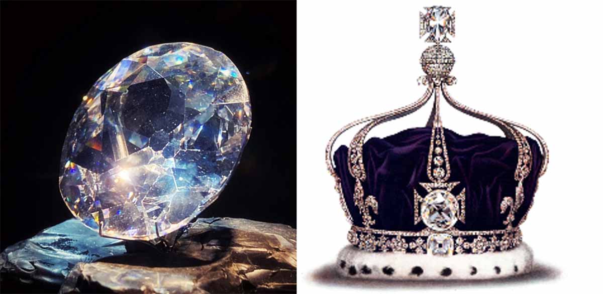 Indusland_'s tweet photo. Whenever the British Royal Family make headlines, the jewelry they wear sparks debates. Notably, the Koh-i-Noor, One of the world's largest diamonds, and the Lahore Diamond Necklace, were stolen from the Lahore Fort's Tosha Khana during 1800s. https://t.co/XqPvjBz2pw