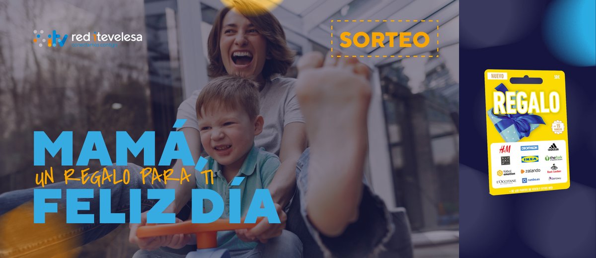 FELIZ DÍA DE LA MADRE 👩‍👦

🏆 El ganador/a podrá disfrutar de una tarjeta regalo valorada en 50€ 

👉 Participar es muy fácil:

1️⃣ Seguirnos
2️⃣ RT Y FAV
3️⃣ Mencionar a un amigo/a - Puedes comentar las veces que quieras mencionando a amigos/as diferentes