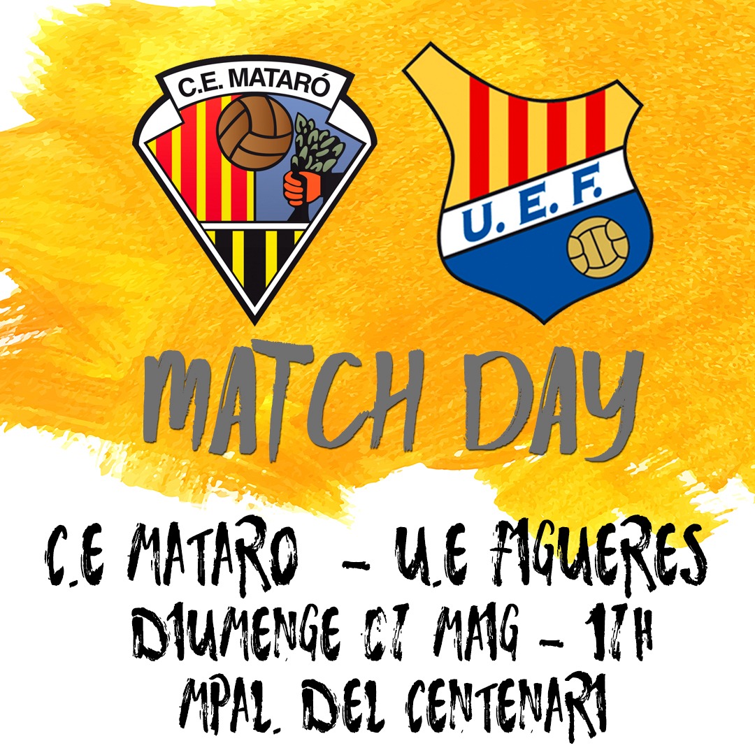 És dia de partit. És dia de Centenari! #EndavantMataró🐝🐝