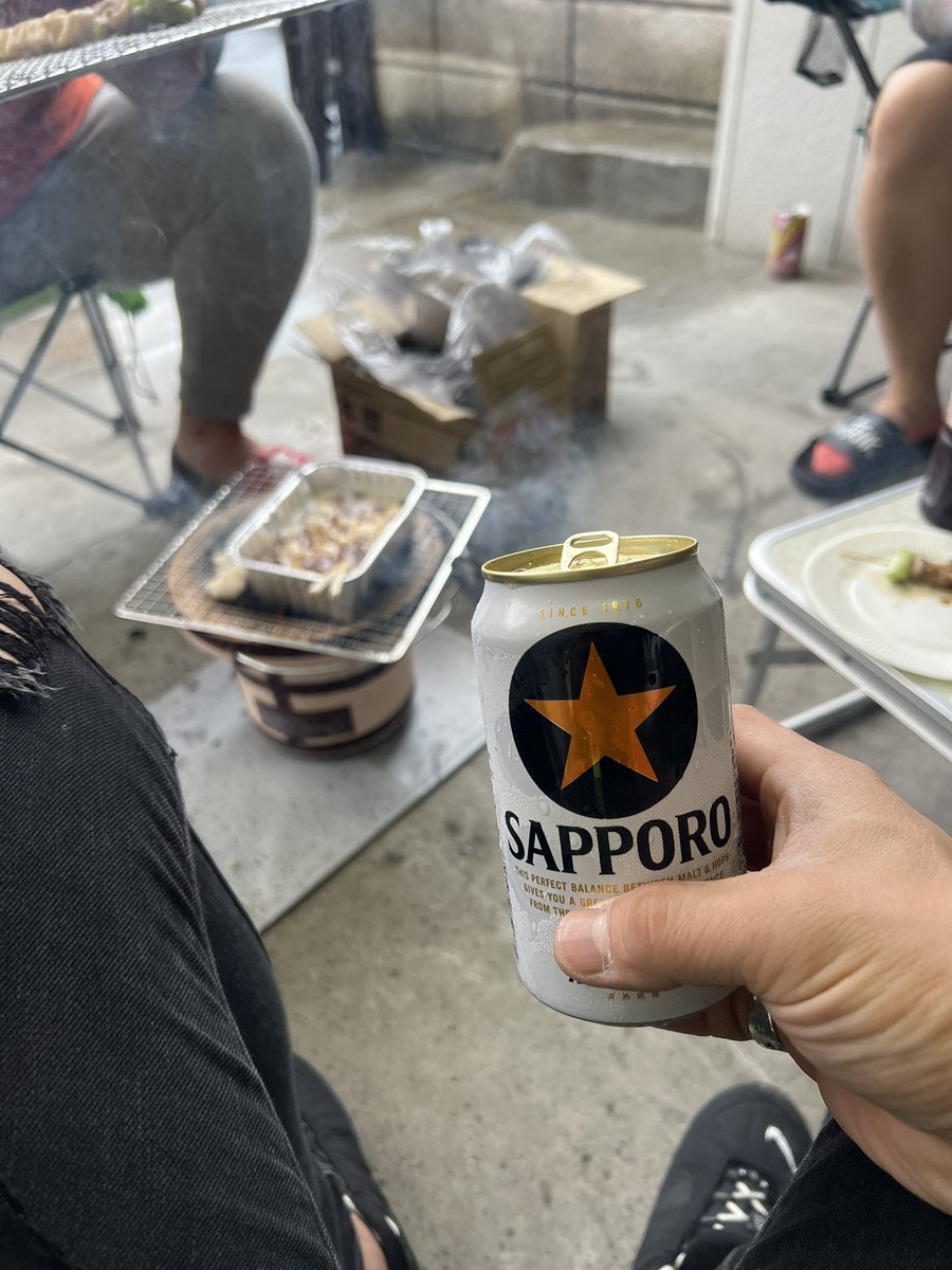 雨やけどファミリーでBBQ
気分上がらんなぁ〜
