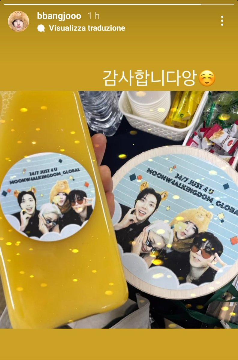BAProject_'s tweet photo. Coffee truck + snacks and food support from Moonw4lks ❤️🔥 #Jongup #MoonJongup #Team24 #문종업 #종업 #24시 #피크타임 #peaktime @jongup_official https://t.co/hDHnCV4gi2