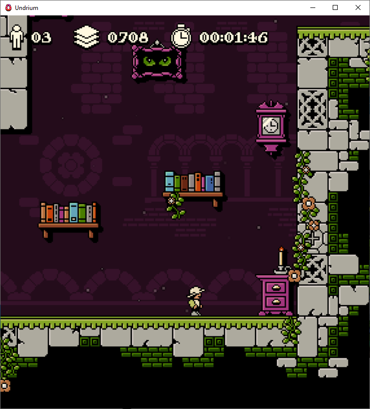 EricRetro's tweet photo. Undrium's the first game I've written that doesn't fix the aspect ratio. Resizing the game window causes a recalculation of the zoom level and resizes the play area accordingly. Pleased with that. https://t.co/T8exhw584X #undrium #gamedev #monogame #indiedev #pixelart #zxspectrum https://t.co/dDCrPT8GiV