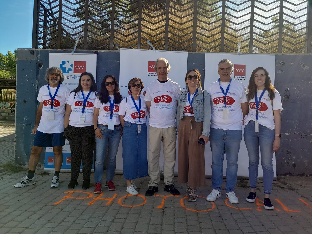 PilarMestreOr's tweet photo. 🤏 Hoy 7 de mayo, todo listo para empezar a las 11h la🚶♀️🚶♂️🚶 #IIIMarchaSaludable de #AtencionPrimariaCMadrid + #FIIBAP Y #SaludPublica
🤏 Parque Tierno Galván
@juliadominb @YoLDelRey https://t.co/0diLnWIjKg