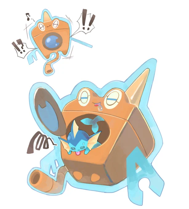 ウォッシュ!されたシャワーズ #ポケモン
