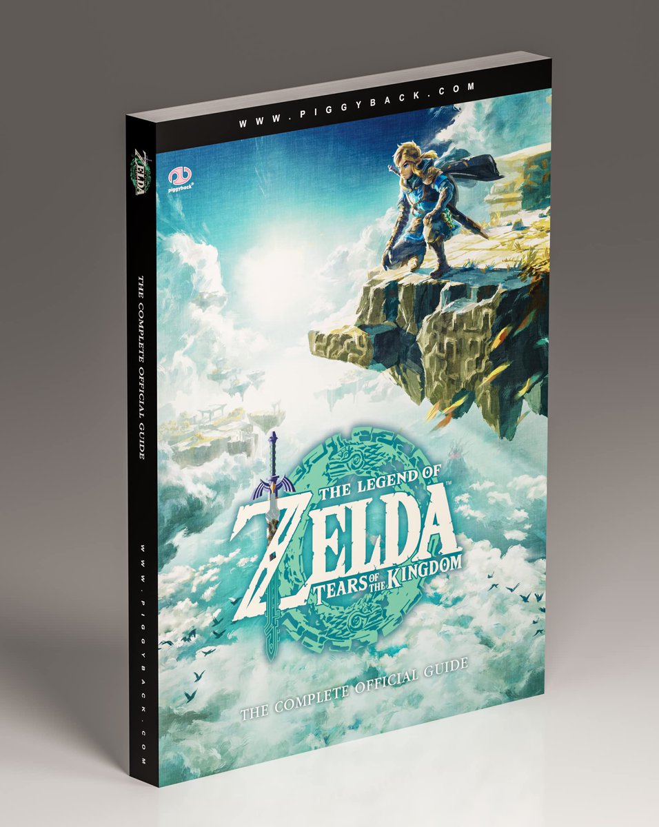 TakeMyRupees's tweet photo. The Legend of Zelda: Tears of the Kingdom – The Complete Official Guide by @PiggybackGuides available for preorder at Amazon UK in hardcover and paperback formats, releases on June 16

🛒https://t.co/OMT6zYpQzQ https://t.co/S8MsjMEnY3