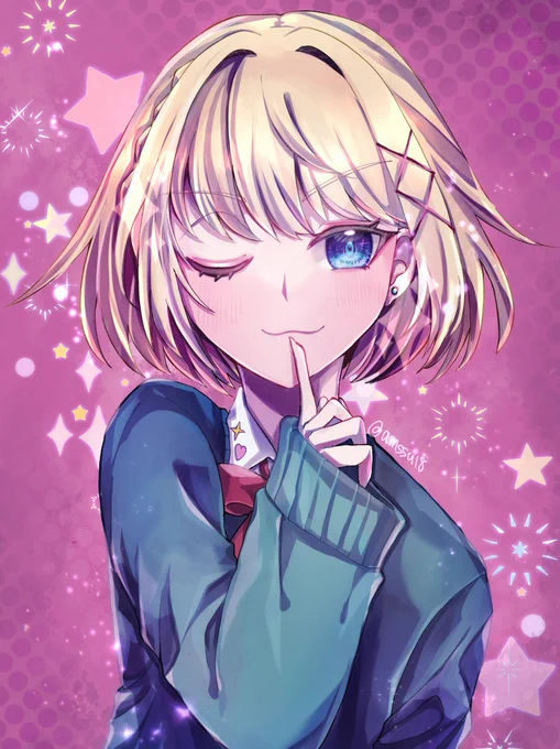 「僕が1番カワイイよね!」 《音無 青葉》 #イラスト #オリジナル