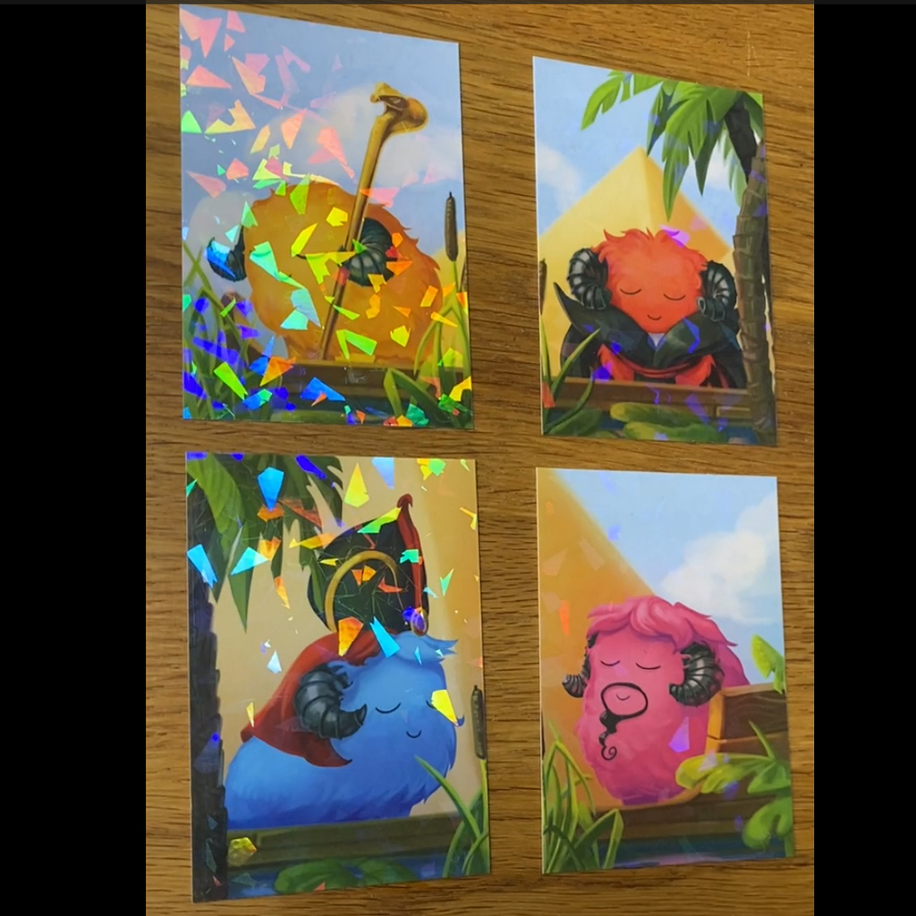 Yesterday I posted a video of the holographic effect - here are the Tokens in still images. These were created for @granvisir12. He really liked the original set, but since this is very hard to come by, he commissioned me to create a new set for him. These are not for sale a…