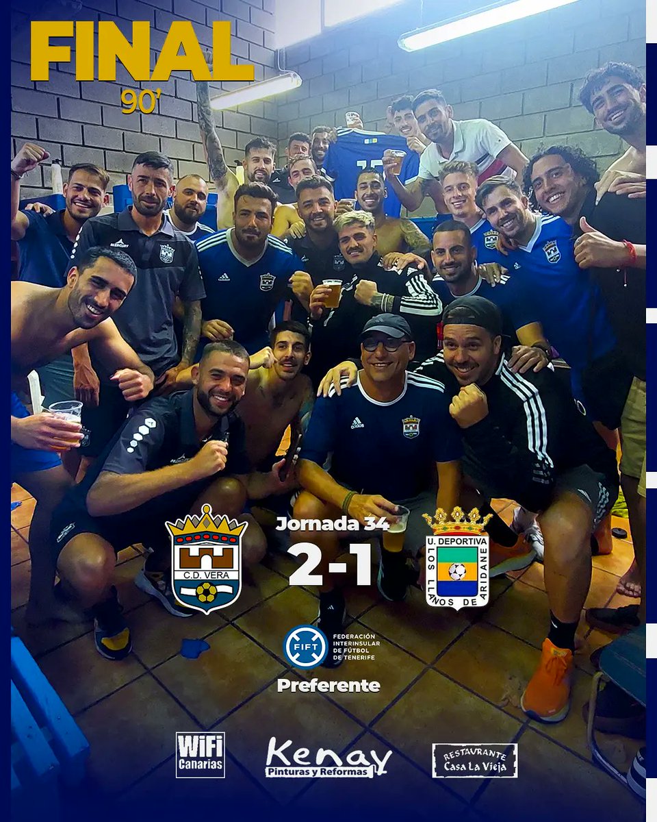 No es magia, es MI VERITA 💙

#Preferente 🏆 - Jornada 34

⚽️ #Gerardo
⚽️ #Jordan

#soydelVera 🔵