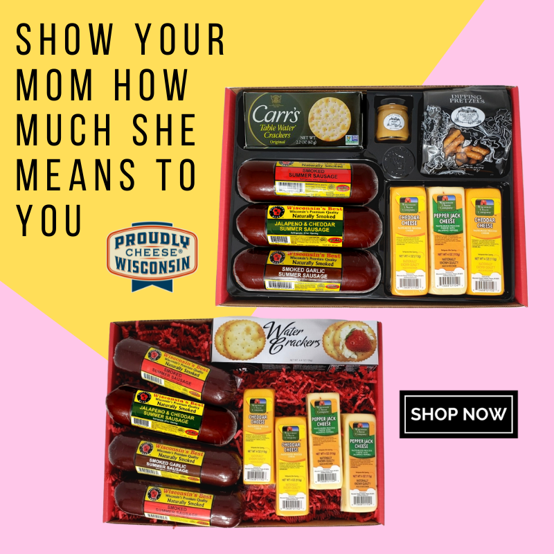 CheeseSausageCo's tweet photo. Show your mom how much she means to you! Give the gift that she is sure to love!

https://t.co/Qx4La07LSz

#Wisconsin #Cheese #Mom #MothersDay #Gift https://t.co/MHIlQO6uGT