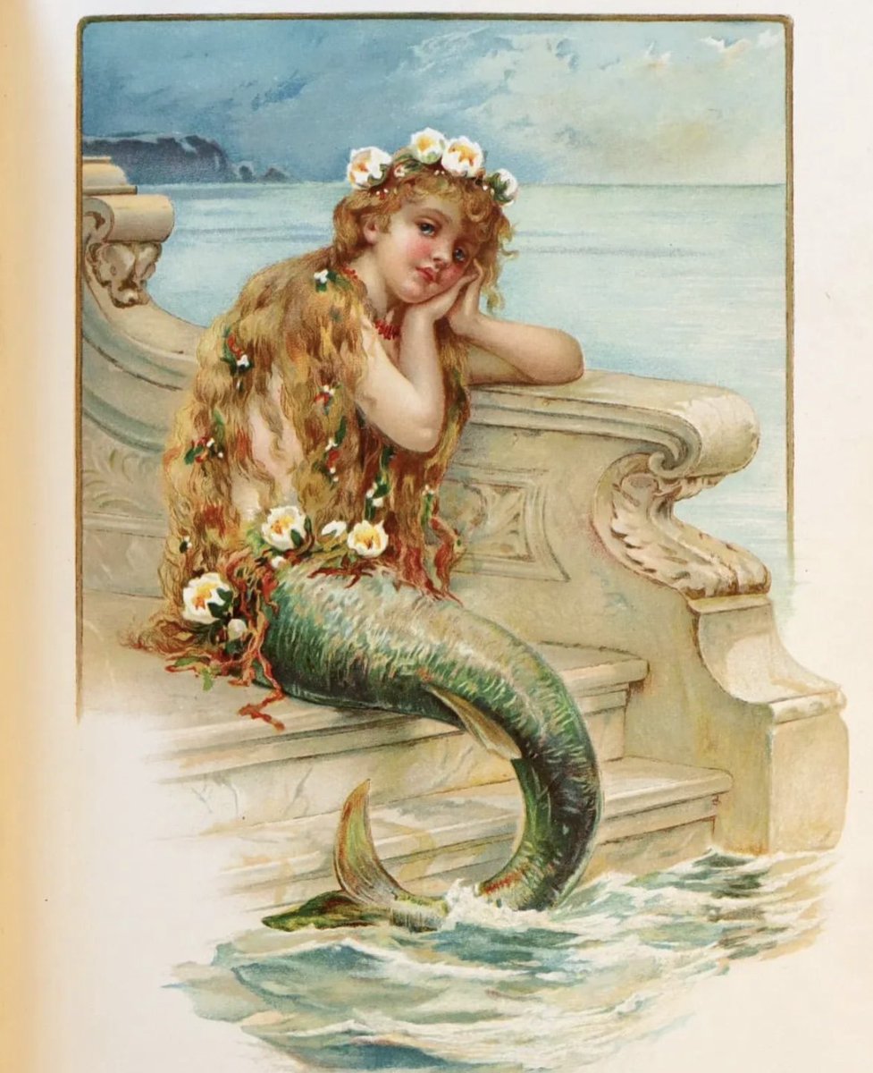 mmdisney200's tweet photo. Recreation of the classic #TheLittleMermaid painting done by Elaine Stuart Hardy in 1890 
by @/elrmysr on insta! https://t.co/kSwlD7LRFv https://t.co/f6TRhAuVul