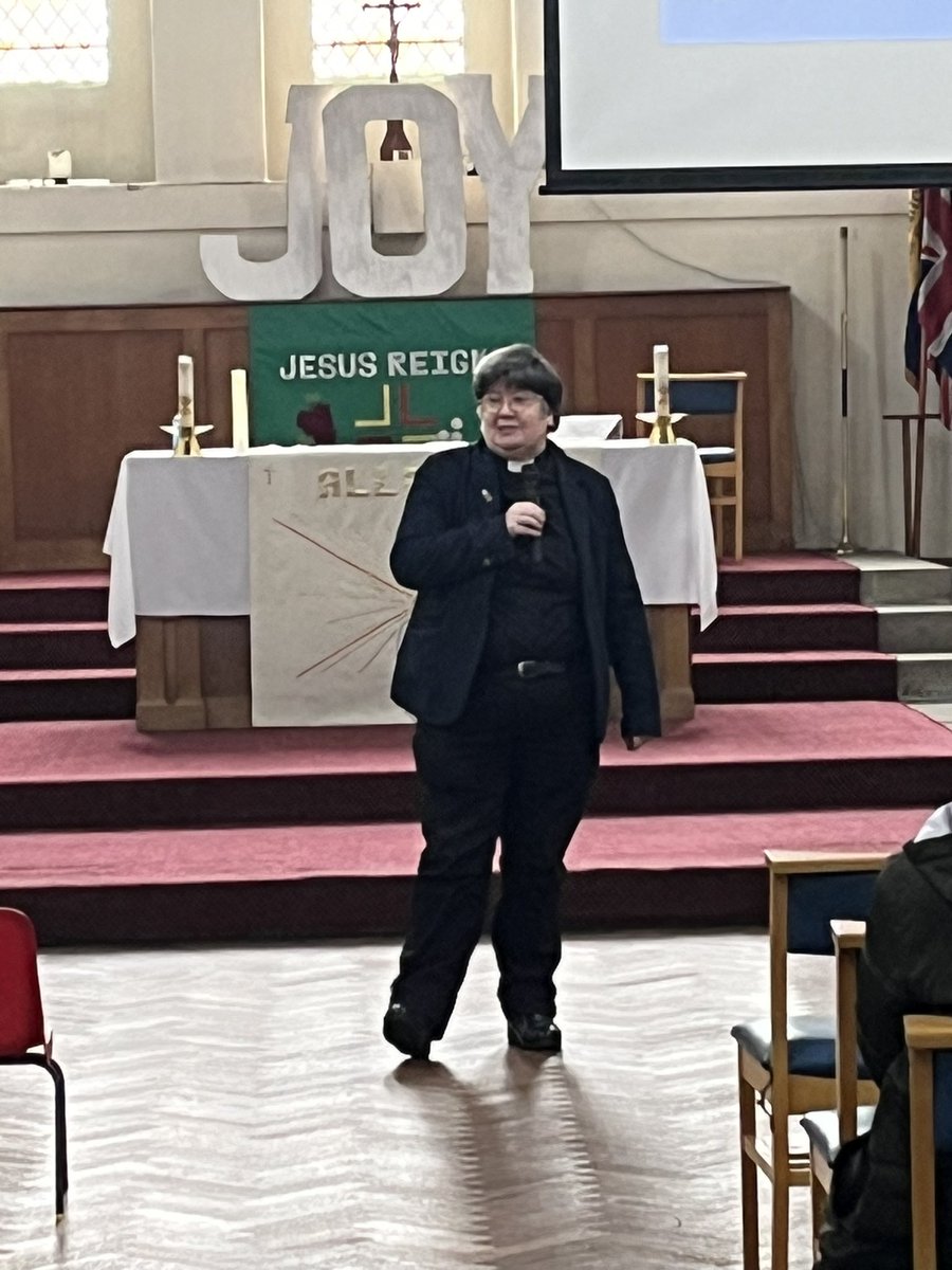 NorthSuttonCofM's tweet photo. Wonderful to have our Archdeacon The Venerable Moira Astin with us today as well as our new friends and existing church family! #stheliers #stpeters @SouthwarkCofE @RevMarlow @ChurchArmy https://t.co/bLRkS965my