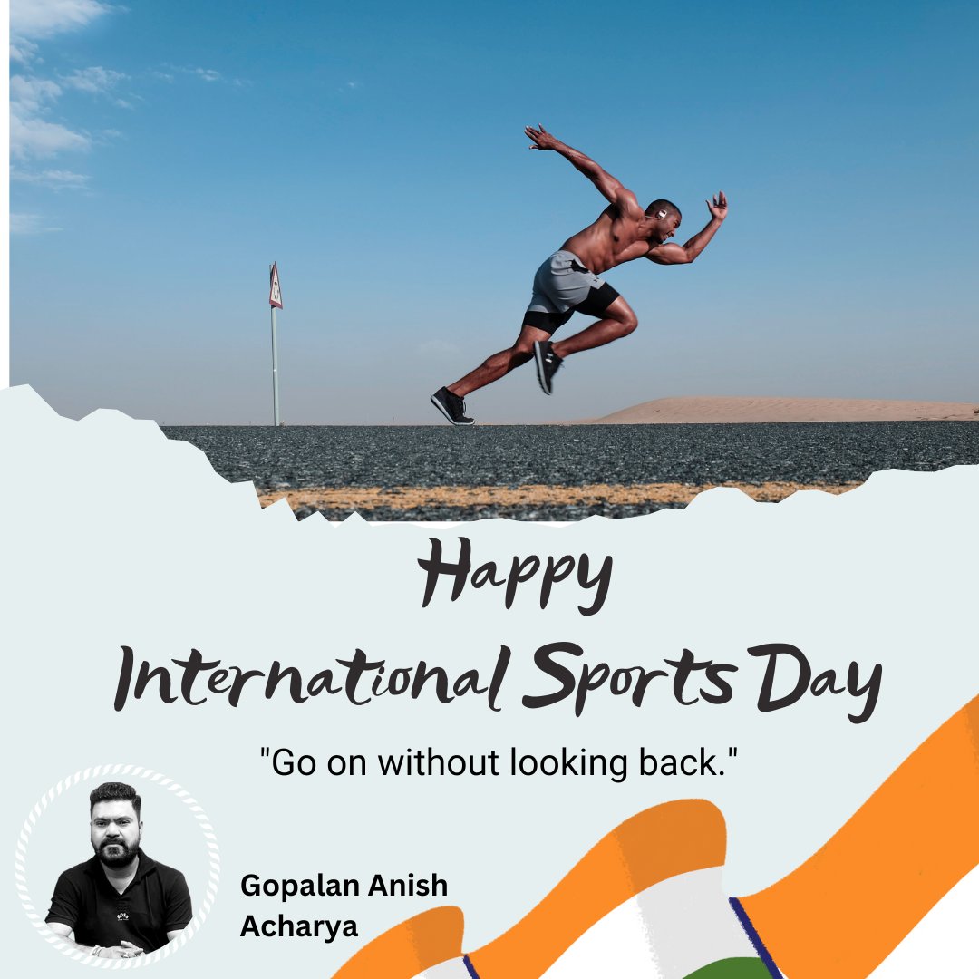 Sports play a crucial role in shaping children's physical, mental, and emotional well-being. On this International Sports Day, let's celebrate the power of sports in building character, confidence, and camaraderie among our youth. Happy #InternationalSportsDay