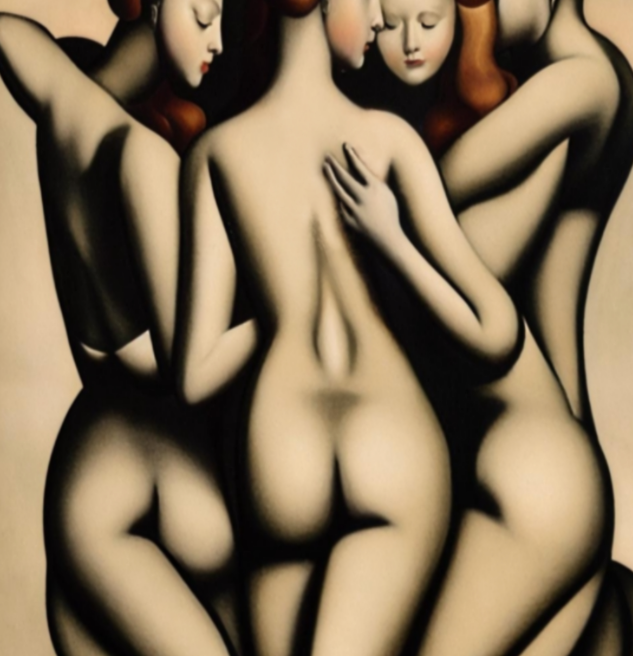 BTC_MIO's tweet photo. I've decided to take my new Art Deco inspired, fine art collection to @objktcom 

Three pieces that shows different cycles in the life of a woman. 
Hope you like it! 
Auction is live
12 hours
https://t.co/0RTomBP4jy

#fineart #art #artdeco #artist #nftart https://t.co/RYlsllguFW