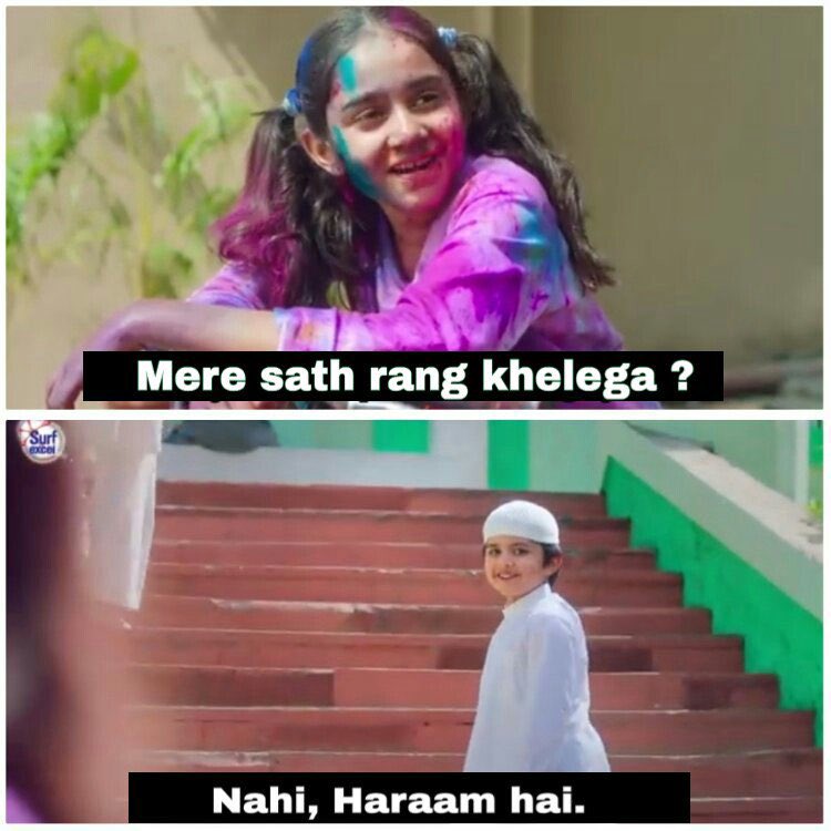 Pradeepthakur_4's tweet photo. They can show this in the ad also...This is truth. #BoycottSurfExcel #BoycottHULproducts https://t.co/pHBp3BhVrQ