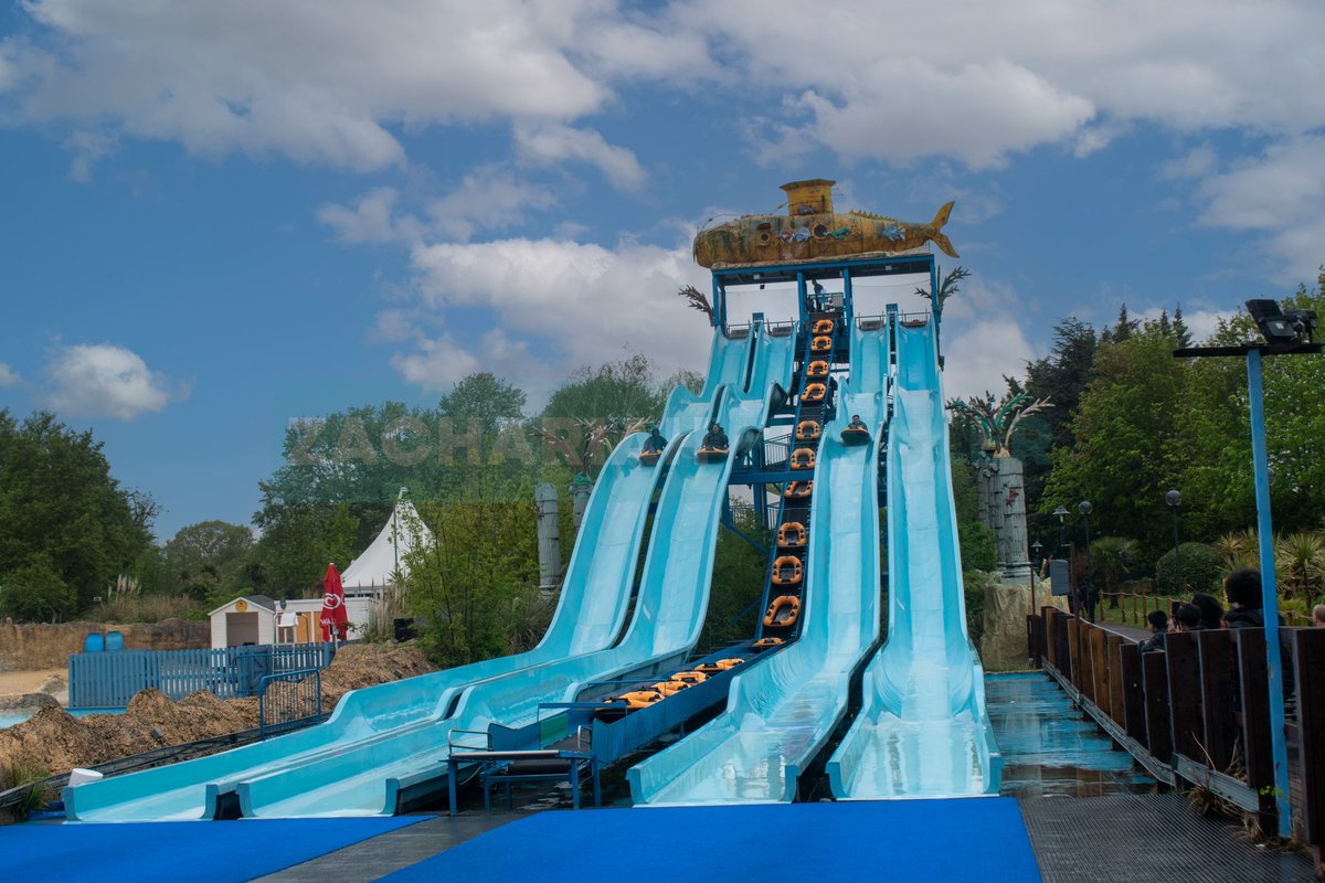 zachariahassler's tweet image. Depth Charge now has brand new rafts Gone is the red and new with the orange Great to see these being replaced as the older rafts were really starting to look and feel worn so good one thorpe 👍 Boat Modelled by @JacobPe31631720 #thorpepark #depthcharge #rafts 
🚤🛝