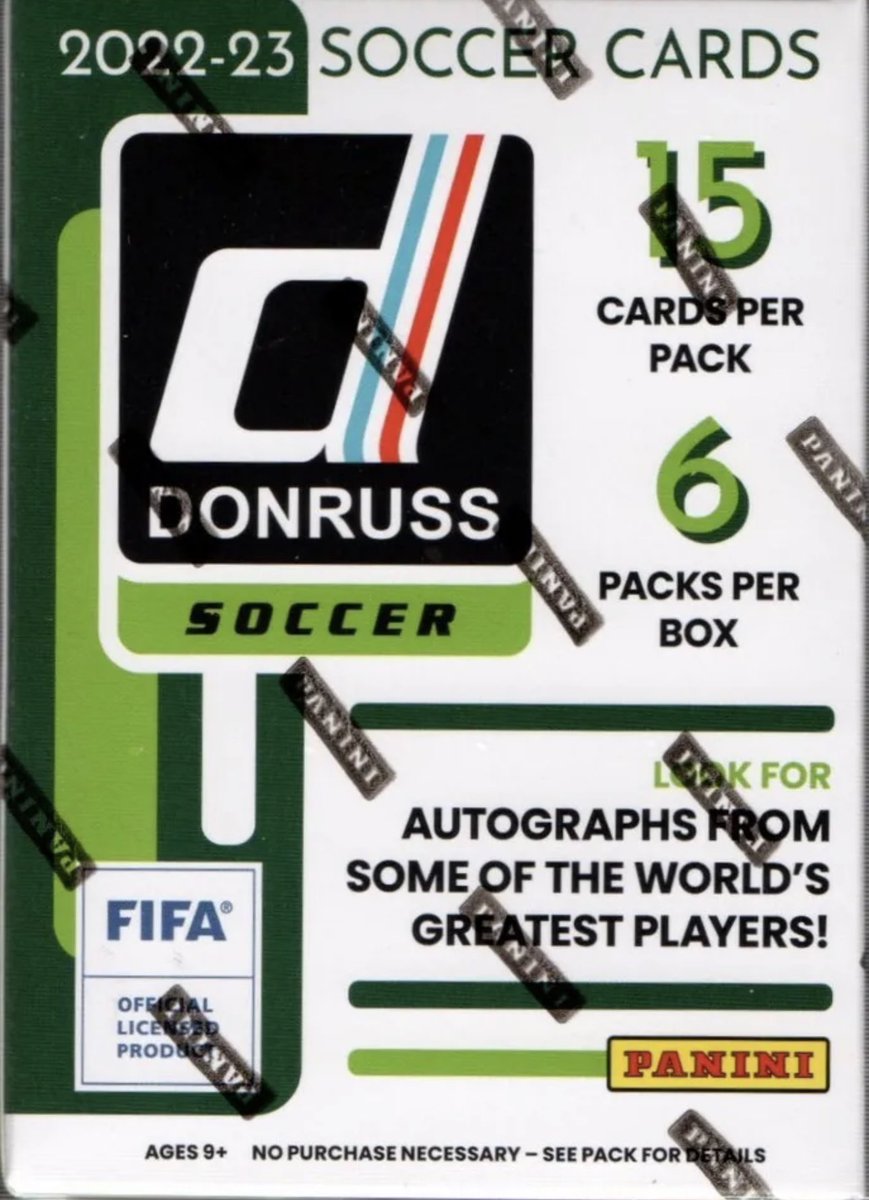 FastBreakCards's tweet photo. 🔥 FBC Fire Freebie #516🔥
8 Hour Giveaway!

Cost: FREE - Free S&amp;H

2022-23 Donruss Soccer Blaster Box

When does it end? TODAY MAY 7th@ 5:30 PM
Ships Tomorrow!

Follow, Like, Retweet to be entered. (Must be maintained for the entire giveaway period.) https://t.co/sKiYdDoBH7