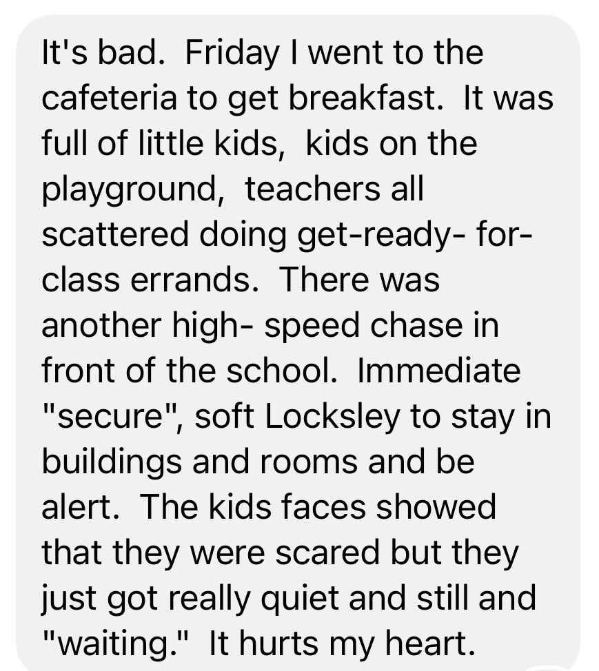 My cousin is a school teacher in Bracketville, Texas. Yes, in America. This is not acceptable. This only happens in third world countries that are  banana republics with clowns running the show. Enough is enough.