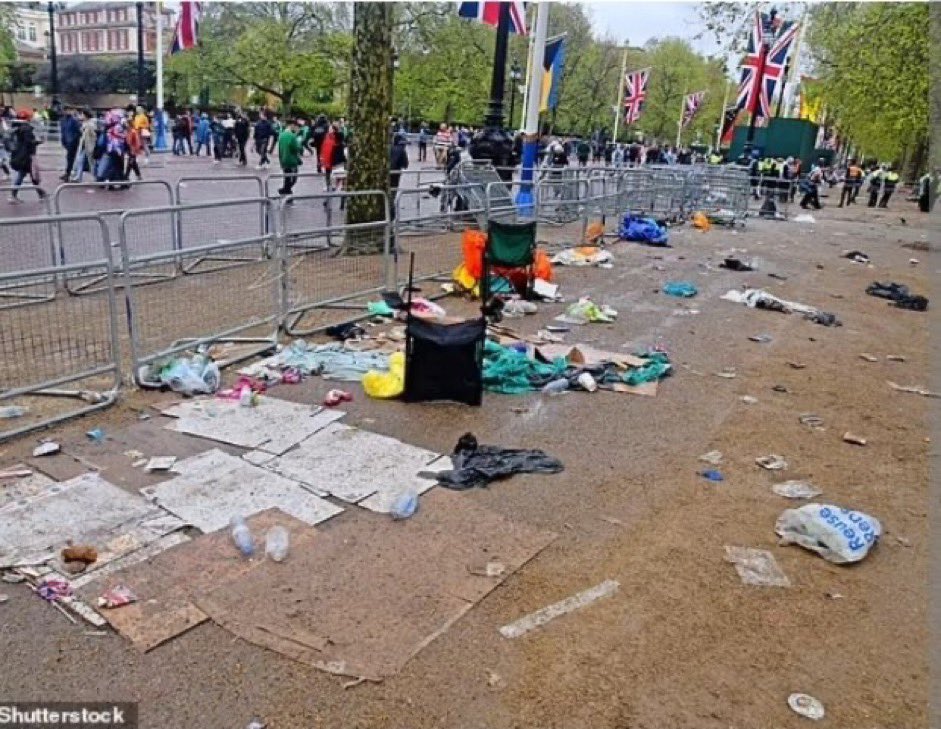 If you’re proud to be a royalist & soooo proud of your country, why are you not proud enough to clean up after yourselves?