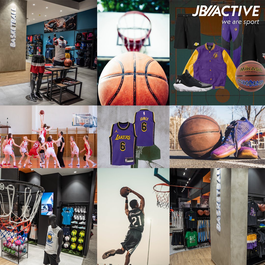 This one is for our basketball fans 🏀Step into our <a href="/FourwaysMall/">Fourways Mall</a> store today to get your hands on all your gear and take on your game in style! #jbactive #wearesport #basketball