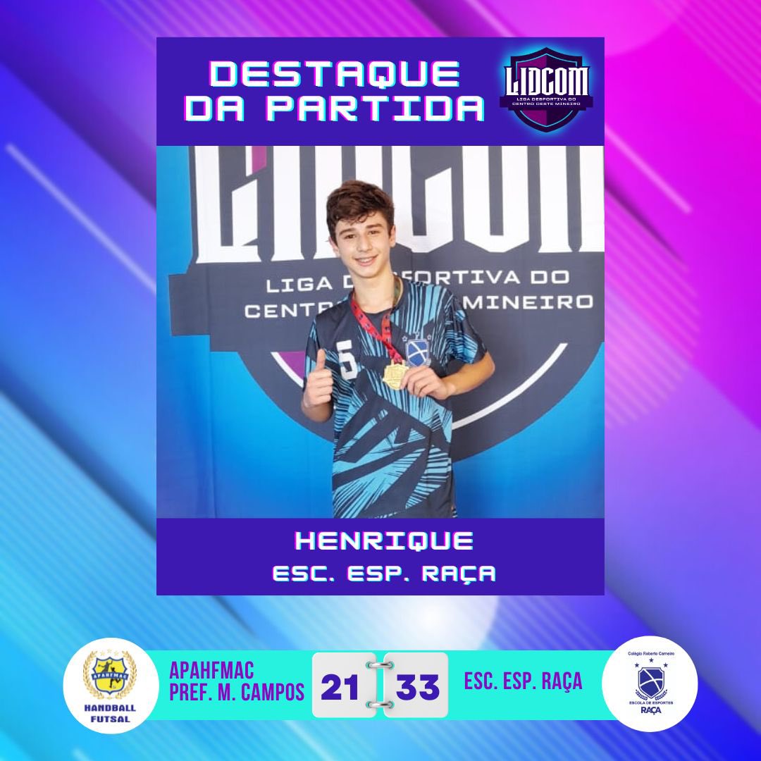 lidcom_mg's tweet photo. DESTAQUES DA PARTIDA - HANDEBOL MASCULINO INFANTIL E JÚNIOR 

Etapa Pará De Minas

Parabéns pelo excelente resultado dentro da quadra!👏🏻👏🏻 https://t.co/CTsX4GbCia