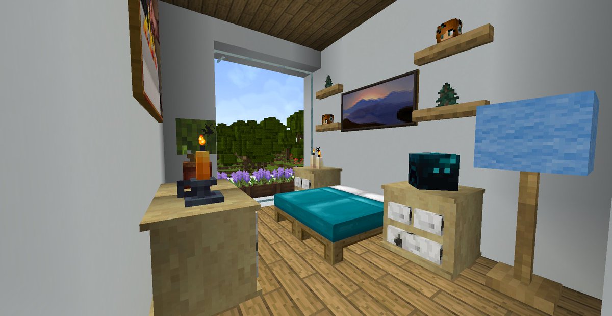 Largo2106's tweet photo. Hello Twitter,

Premiers screens de la ville moderne sur le serveur @tanaisiev3  de @hedgythe1 🌳❤️😊

#Minecraft #Moderne #VilleVégétale https://t.co/Zpn0SSFrwi